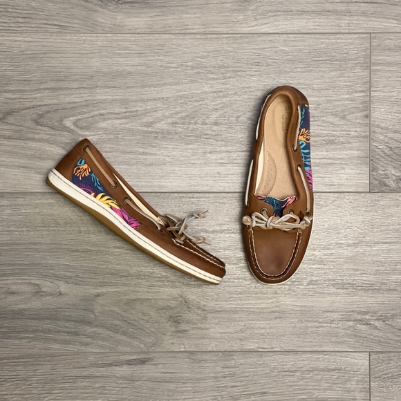 Sperry Shoes - Sperry Women’s Top-Sider Firefish Seaweed Boat Shoe/Linen Blue